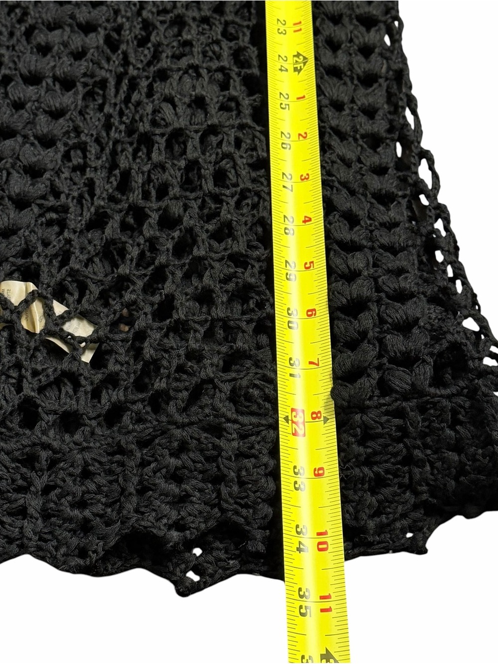 Soft Surroundings Boho Crochet Duster Cardigan Sz L/XLP Beachy Festival Cottage - Picture 6 of 9